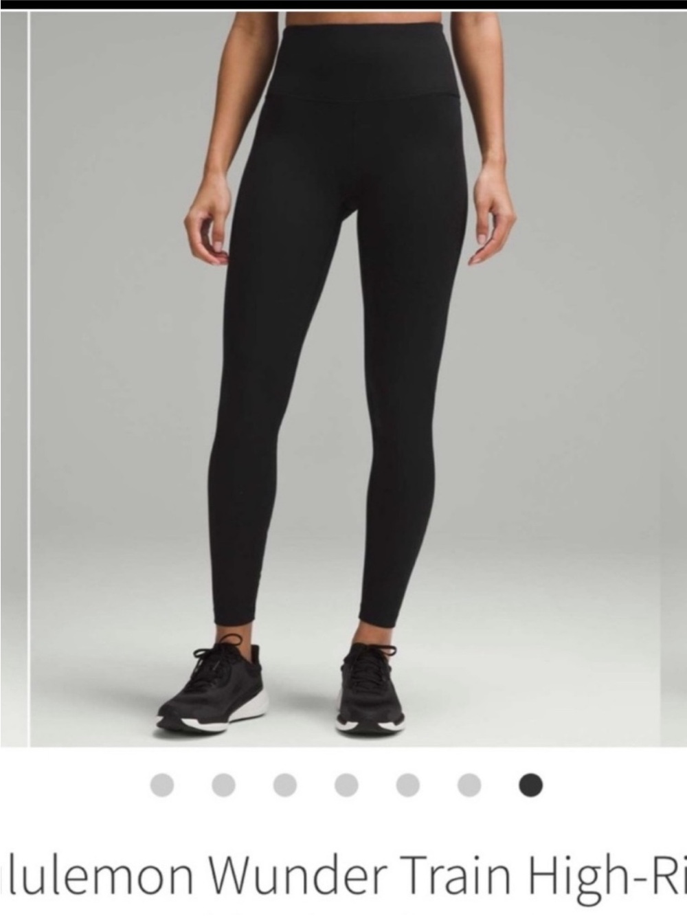 Lululemon Wunder Train High Rise Ribbed Tights 28" Sz 4